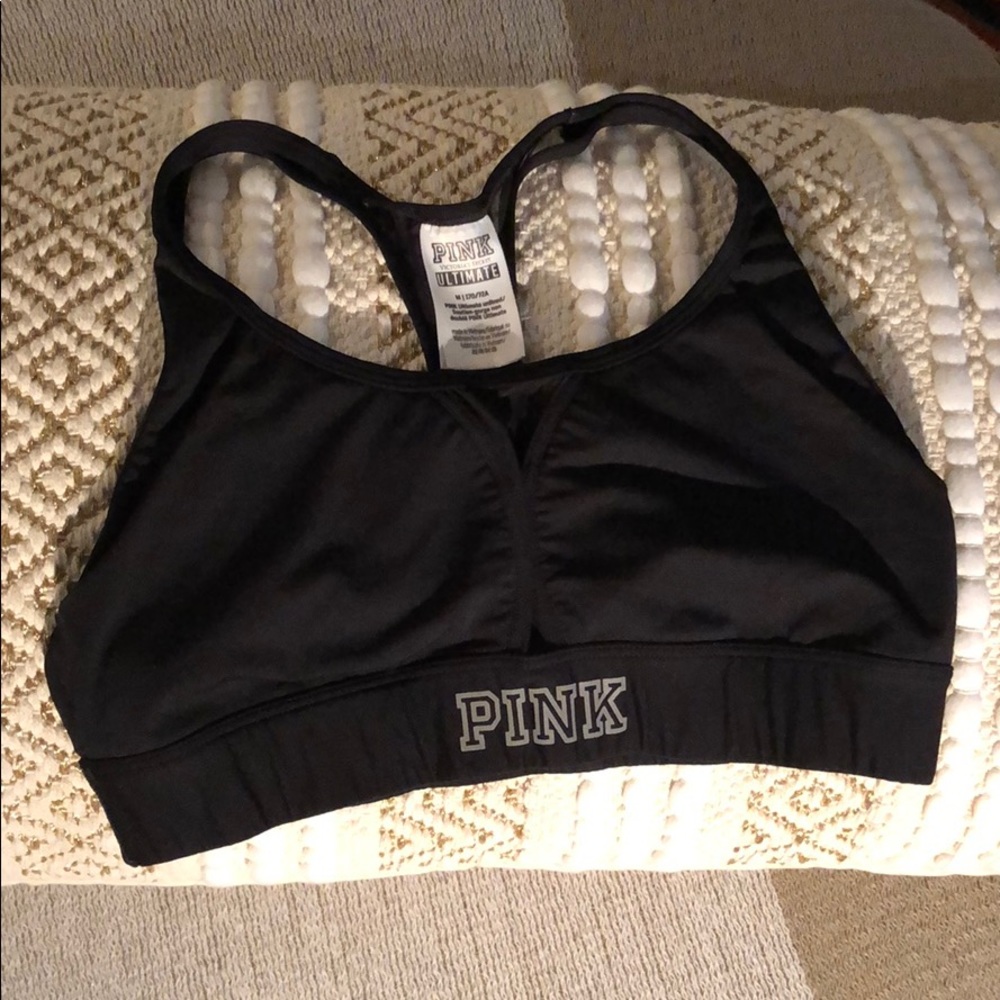 Pink Victoria’s Secret Ultimate Unlined Sports Bra